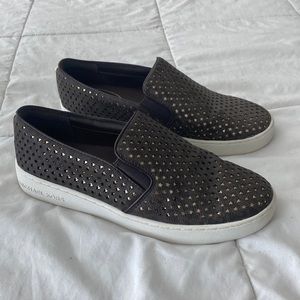 Barely worn Michael Kors slip on shoes